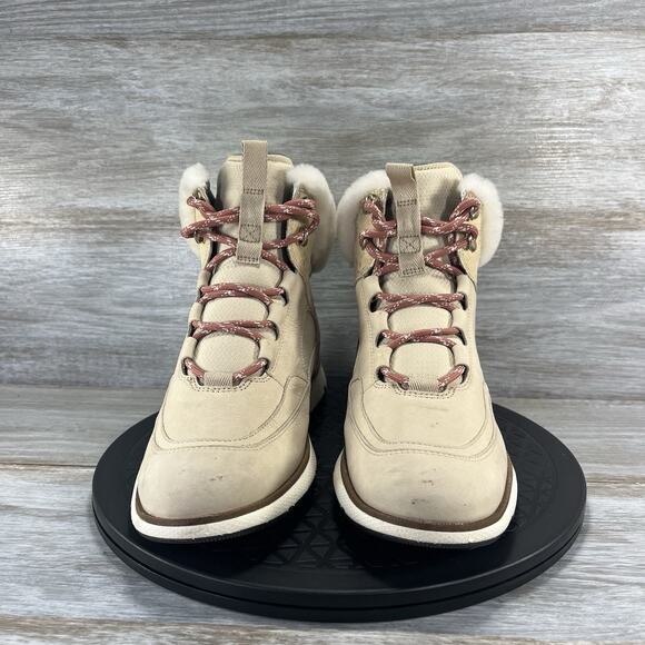 Cole Haan Women’s ZeroGrand Omni Hiker Boot Tan Winter Boots Size 9 - Picture 2 of 10
